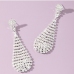 3Exquisite Glittering Hollow Out Drop Earrings