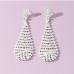 5Exquisite Glittering Hollow Out Drop Earrings