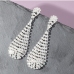 6Exquisite Glittering Hollow Out Drop Earrings