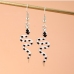 7Fashion Black White Snake Earrings For Ladies