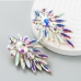 3Fashionable Geometric Rhinestone Earrings For Women