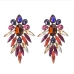 6Fashionable Geometric Rhinestone Earrings For Women