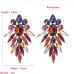 7Fashionable Geometric Rhinestone Earrings For Women