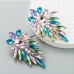 1Fashionable Geometric Rhinestone Earrings For Women