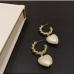 5Faux Pearl Heart Earrings Design