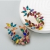 5Multicolored Rhinestone Earrings For Women