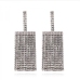 6New Arrival Geometric Rhinestone Earrings