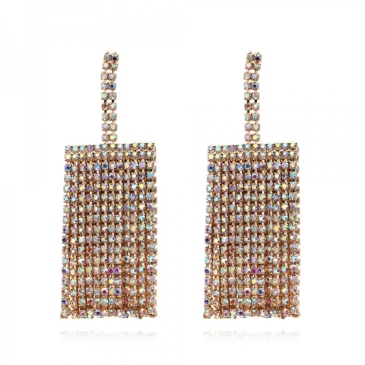 New Arrival Geometric Rhinestone Earrings