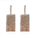 1New Arrival Geometric Rhinestone Earrings