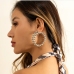 5Punk Style Personalized Beaded Circle Earrings