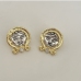 7Retro Style Gold Jewelry Clip Earrings Ring Set