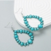 5Retro Style Water Drop  Turquoise Ladies Earrings