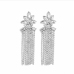 7Rhinestone Tassels Long Earrings For Women