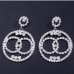 4Round Shape  Rhinestone Ladies Earrings