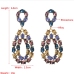 7Street Water Drop Rhinestone  Ladies Earrings