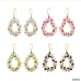 6Stylish Colorful Beading Ladies Designer Earrings