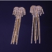 4Trendy Women Rhinestone Tassel Earrings