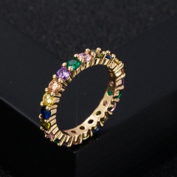 Unisex Fashion Multicolored Rhinestone Earrings