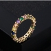 1Unisex Fashion Multicolored Rhinestone Earrings