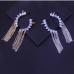 5Urban Outdoor Ladies Rhinestone Tassel Earrings