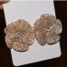 4Women's Personalized Fashion Rhinestone Flower Earrings