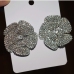 5Women's Personalized Fashion Rhinestone Flower Earrings