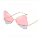 17  Fashion Colorblock Irregular Frame Sunglasses For Women