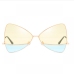 11  Fashion Colorblock Irregular Frame Sunglasses For Women