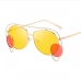 12  Fashion  Irregular Metal Frame Designer Sunglasses