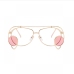 10  Fashion  Irregular Metal Frame Designer Sunglasses