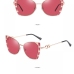 7  Fashion Metal Frame Patchwork Cool Glasses