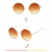 7  Fashion Metal Frame Round Sunglasses