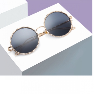   Fashion Metal Frame Round Sunglasses
