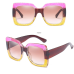 7 Gradient Color Ladies Retro Sunglasses