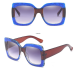 8 Gradient Color Ladies Retro Sunglasses