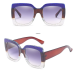 9 Gradient Color Ladies Retro Sunglasses