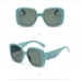 10 Gradient Color  Round Frame Ladies Sunglasses
