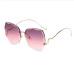 12 Irregular Metal Frame Designer Sunglasses For Women