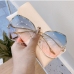 3 Irregular Metal Frame Designer Sunglasses For Women