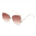 9 Irregular Metal Frame Designer Sunglasses For Women