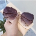 1 Irregular Metal Frame Designer Sunglasses For Women