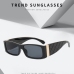 4 Leisure  Rhombic Pattern Trendy Sunglasses