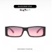 6 Leisure  Rhombic Pattern Trendy Sunglasses