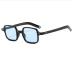 18 Leisure Solid Frame Rectangle Sunglasses