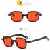 8 Leisure Solid Frame Rectangle Sunglasses