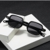 1 Leisure Solid Frame Rectangle Sunglasses