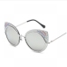 17 Metal Frame  Rhinestone Cat Eye Sunglasses