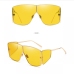 6 Metal Frame Solid Designer Sunglasses For Women