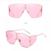 7 Metal Frame Solid Designer Sunglasses For Women