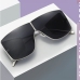 1 Metal Frame Solid Designer Sunglasses For Women
